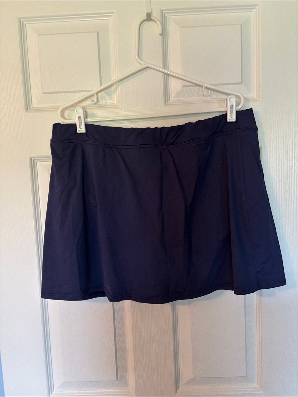 Lands End Blue Swim Skirt